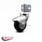 Service Caster 2'' Bright Chrome Neoprene Rubber Caster Side Mount Bracket SCC-GR03S210-NPRB-BC-71678-CB180 - alternate 4